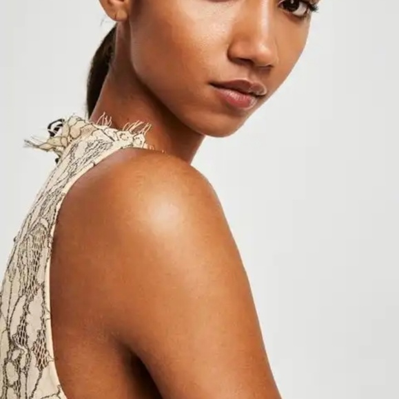 Mango Lace Ecru Dress - Picture 3 of 7